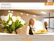Tablet Screenshot of ostseehotel-dierhagen.de